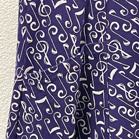 EFFIE'S HEART "Vaudeville" Musique Jersey Sleeveless Dress, Purple - XL - Picture 5 of 9